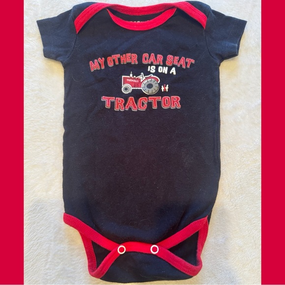 Carters & IH Farm & Construction Baby Boy size 6 Month Clothes Red & Yellow - Picture 7 of 10